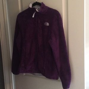 Women’s Purple North Face fleece jacket